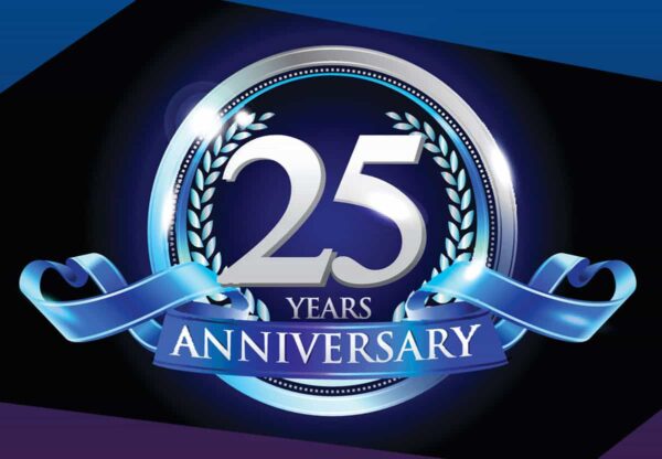 25th anniversary logo